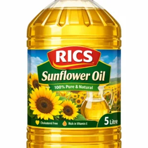 RICS Pure Organic Non-Cholesterol Sunflower Cooking Oil 5L Pet Bottle
