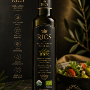 RICS Organic Extra Virgin Olive Oil 250ml – Pure Taste of Spain